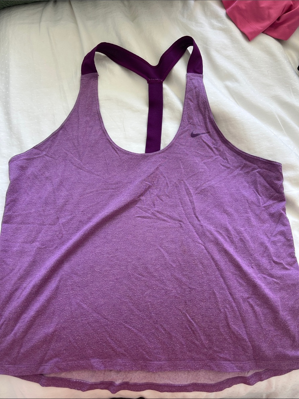 Nike Purple Heather Racerback Tank